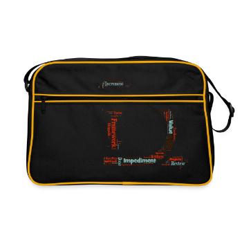Cloud Agile Project Management - Retro Bag - black/gold - Front