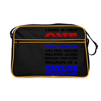 One Phil Taylor - Retro Bag - black/gold - Front