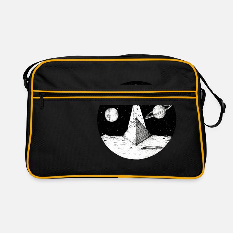 Universum - Retro Tasche - Schwarz/Gold