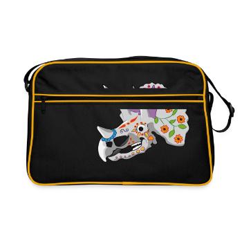 Day of the extinct: Triceratops - Retro Bag - black/gold - Front
