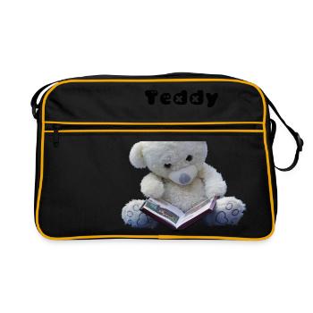 Teddy - Retro Bag - black/gold - Front