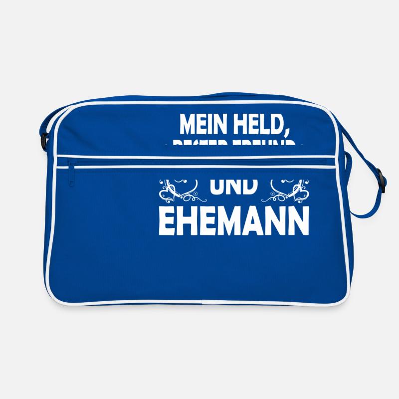 MEIN HELD, BESTER FREUND UND EHEMANN Retro Tasche
