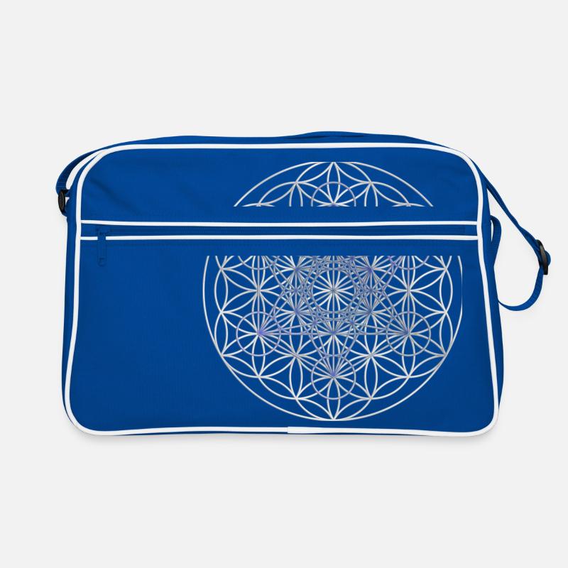 Le cube de Metatron - Fleur de la vie Sac Retro