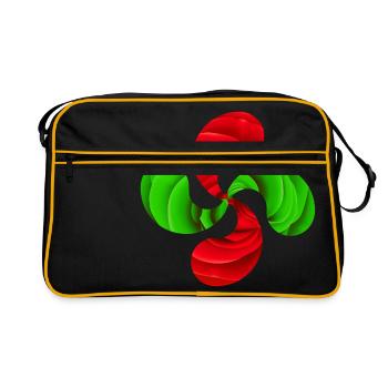 Croix Basque - Sac Retro - noir/or - Devant
