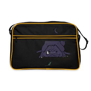 Raoul Bishop - Retro Bag - black/gold - Front