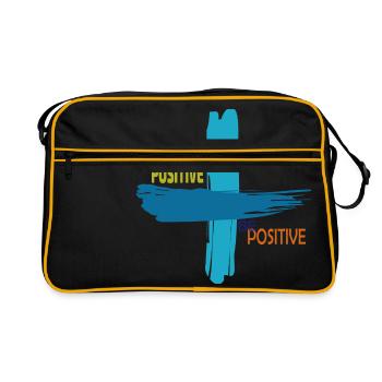 optimisme - Sac Retro - noir/or - Devant