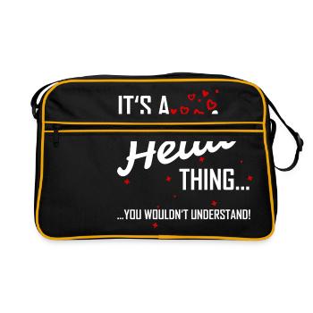 Il est une chose Heidi tu ne comprendrais pas! nom - Sac Retro - noir/or - Devant