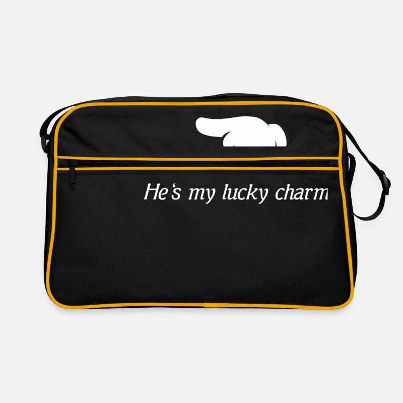 he is my lucky charm Retro Bag