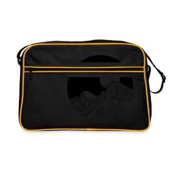 191 - Sac Retro - noir/or - Devant