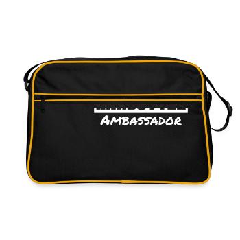 Hardstyle Ambassador | Hardstyle merchandise - Retro Bag - black/gold - Front