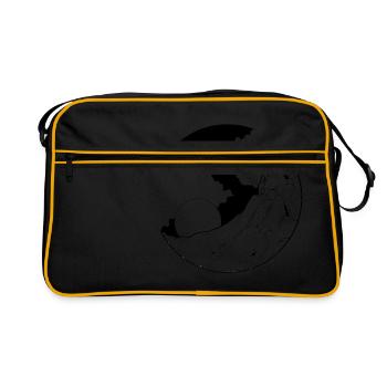 161 - Sac Retro - noir/or - Devant
