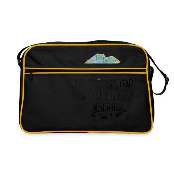 Voyage - Sac Retro - noir/or - Devant