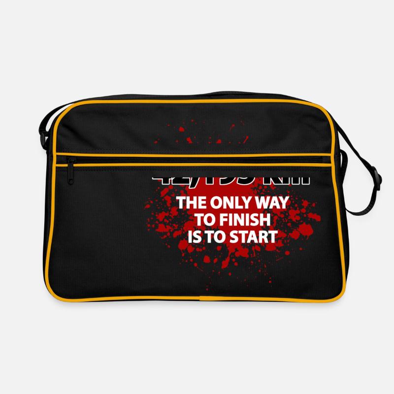 marathon runners Retro Bag