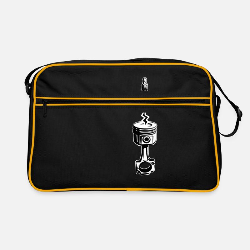 Funken und Kolben Retro Tasche