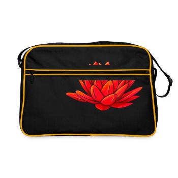 lotus - Retro Bag - black/gold - Front