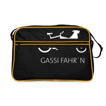 Cargo bike doggie - Retro Bag - black/gold - Front
