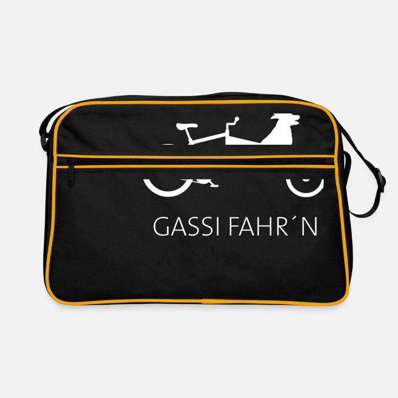 Lastenfahrrad Gassi Hund Retro Tasche