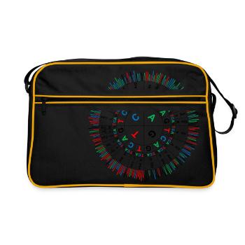 Sanger Codon Circle - Sac Retro - noir/or - Devant