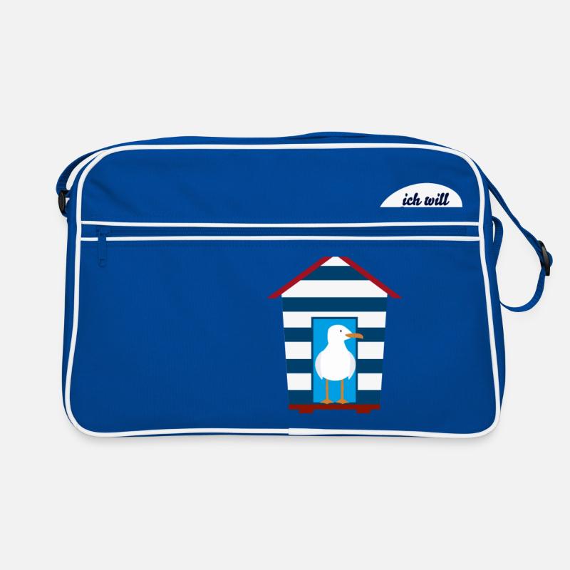 ich will Meer Retro Tasche