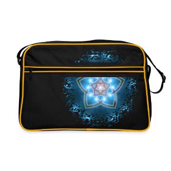 Venusblume / VENUS FLOWER - univers - Sac Retro - noir/or - Devant