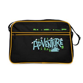 Nature Adventure - Retro Bag - black/gold - Front