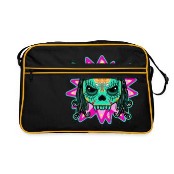 Vampire - Retro Bag - black/gold - Front