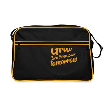Barbecue barbecue cuisinier barbecue barbecue - Sac Retro - noir/or - Devant