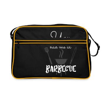 Barbecue barbecue cuisinier barbecue barbecue - Sac Retro - noir/or - Devant