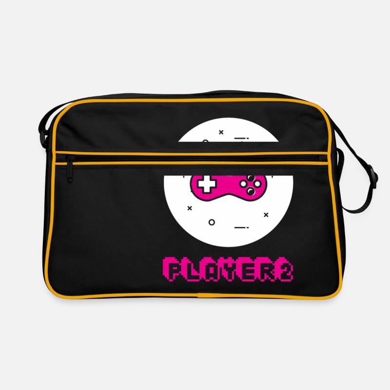Gamer 2 - Duo Player 1 & 2 love gift couple Retro Bag