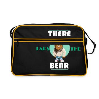 The bear quivers Denglish Funny Funny - Retro Bag - black/gold - Front