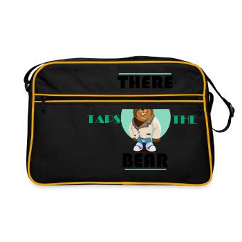 The bear quivers Denglish Funny Funny - Retro Bag - black/gold - Front