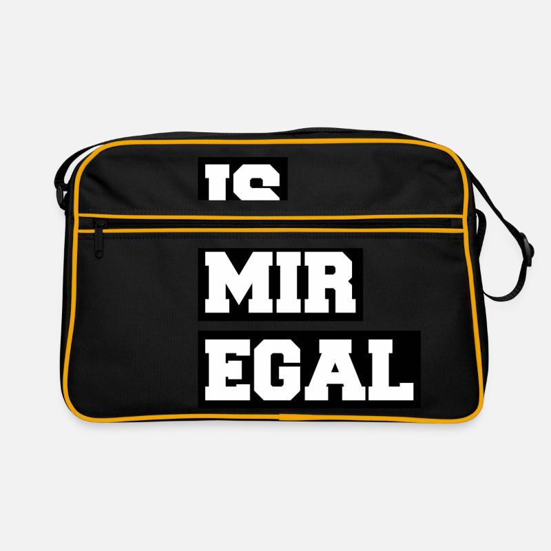 IS MIR EGAL Retro Tasche