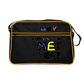 Have you met ted - Sac Retro - noir/or - Devant