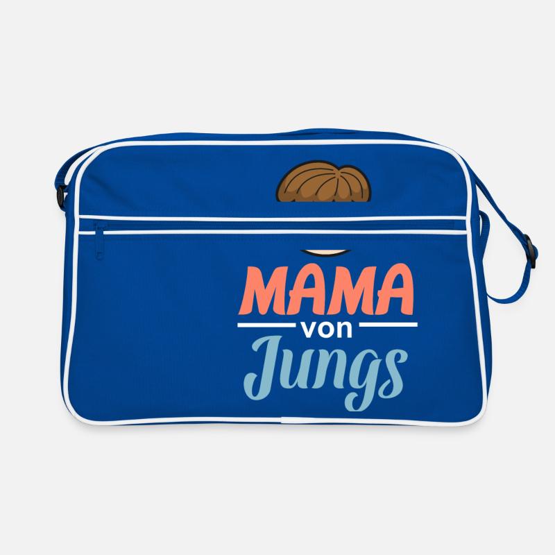 Mama von Jungs - Coole starke Mutter Geschenk Retro Tasche