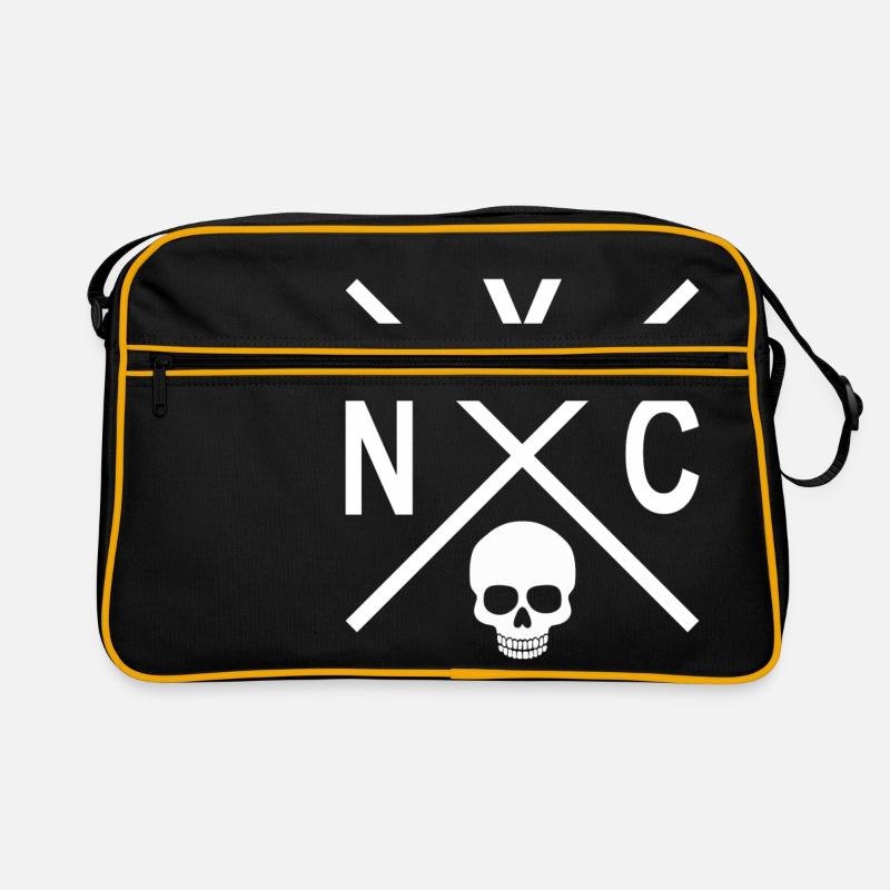 NYC Skull Retro Tasche