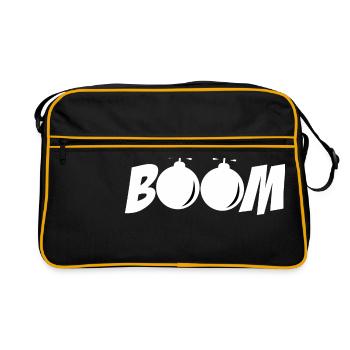 boom - Retro Bag - black/gold - Front