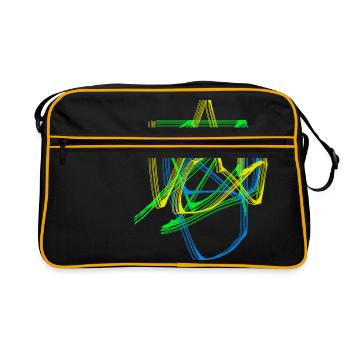 graffiti - Retro Bag - black/gold - Front