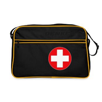 penser aide - Sac Retro - noir/or - Devant