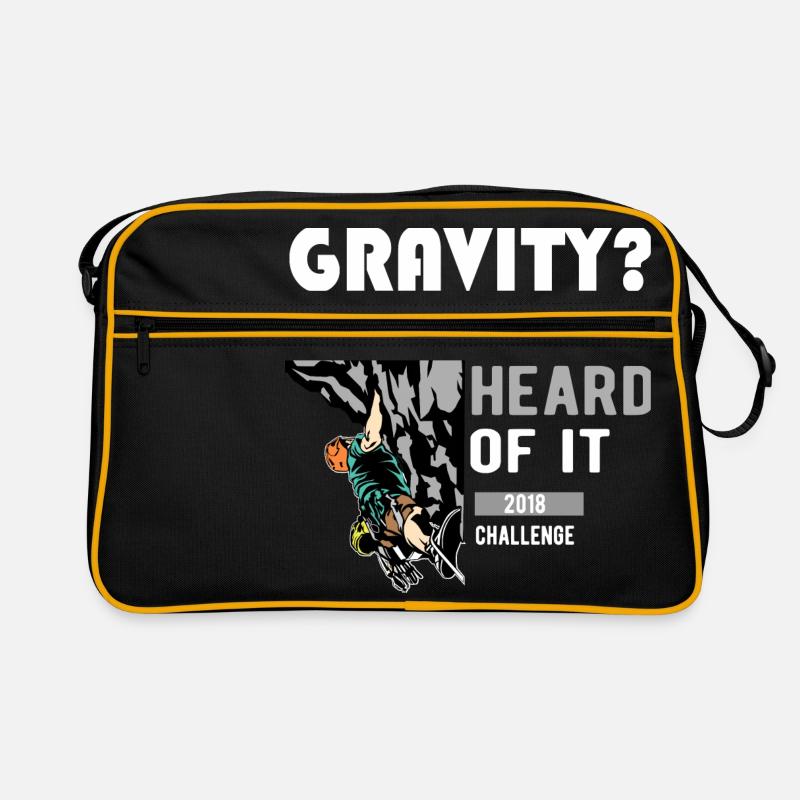 Rock Climbing Mountaineering Climbing - Retro Bag - black/gold