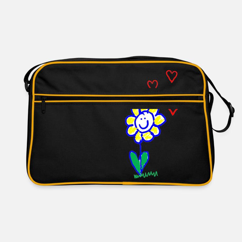 Joyeuse fleur Sac Retro