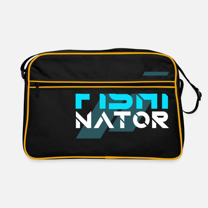 Pêcheur fishinator pêche poisson cadeau Sac Retro