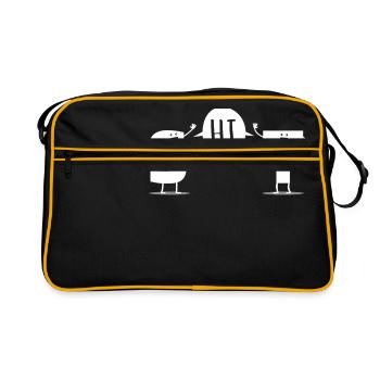 Shit - Shit Friends - Retro Bag - black/gold - Front