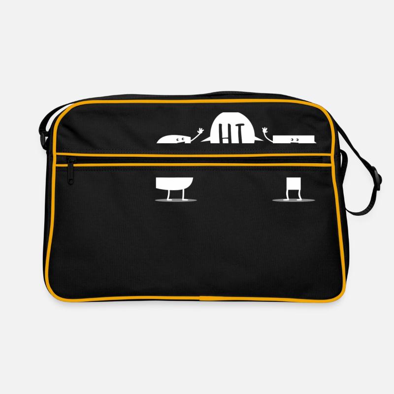 Scheisse - Shit Friends Retro Tasche
