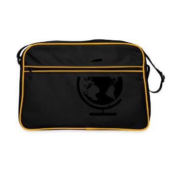 GLOBE. - Retro Bag - black/gold - Front