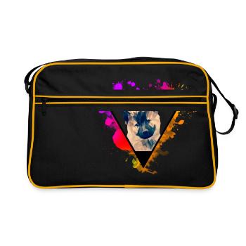 chien chien animal naturelcontest nature nature animal - Sac Retro - noir/or - Devant