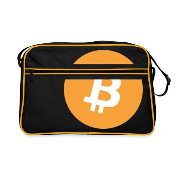 Bitcoin. - Sac Retro - noir/or - Devant
