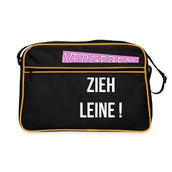 PARDONNEZ-MOI! Relation amoureux Cadeau - Sac Retro - noir/or - Devant