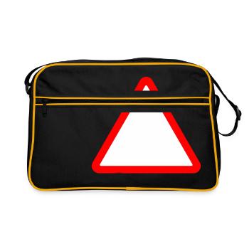 signe de la rue - Sac Retro - noir/or - Devant