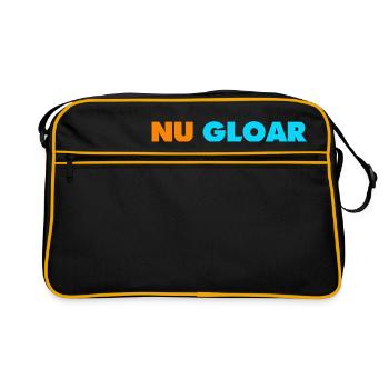 NU GLOAR Saxony funny gift home - Retro Bag - black/gold - Front