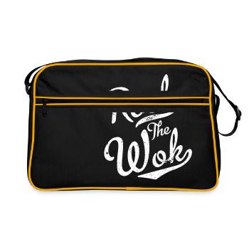 Rock The Wok - Retro Tasche - Schwarz/Gold - Vorne